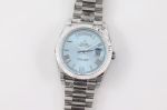 ROLEX Day-date 2836 Automatic Movement Log 40MM Light Blue Watch